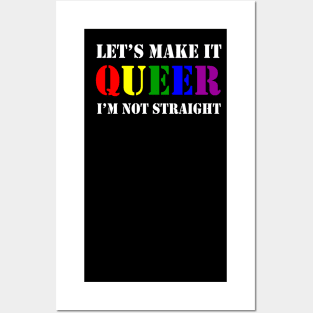 Let's make this queer Posters and Art